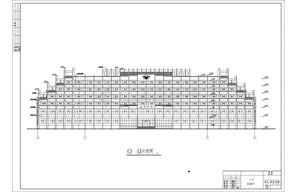 [三亚]某13945平方米六层温泉酒店建筑施工图VIP-图一