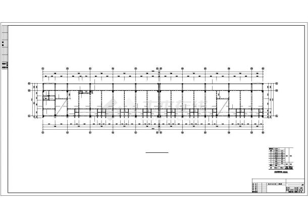 六层框架结构学生宿舍结构施工图（预应力管桩）-图二