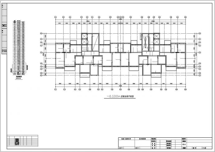 32层剪力墙结构住宅楼结构施工图（6度抗震）_图1