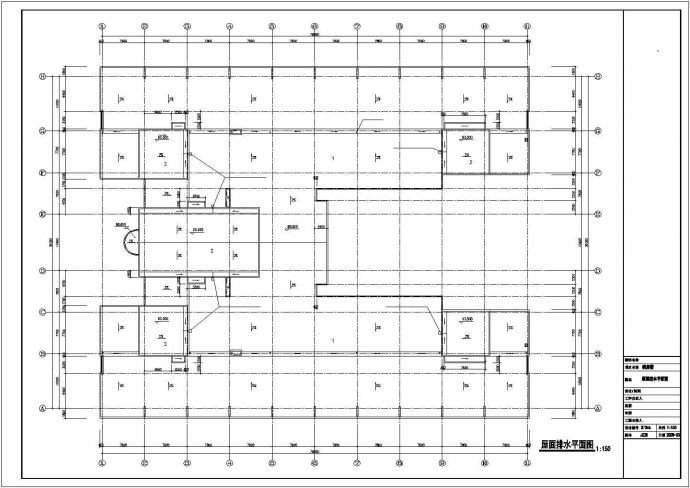 22层框架剪力墙结构医院病房楼结构施工图（三层地下室、建筑图）_图1