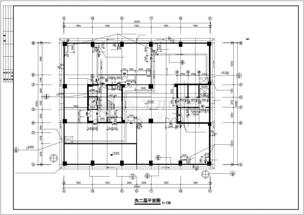 [湖南]17530.88㎡14层现代风格市级中医院建筑设计施工图（市级设计院）VIP-图二