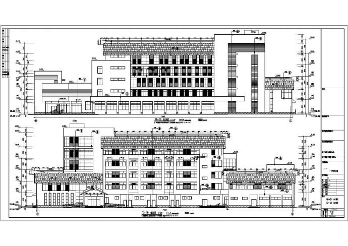 [福建]28950㎡五层社会福利中心建筑施工图（含效果图知名设计院）VIP_图1