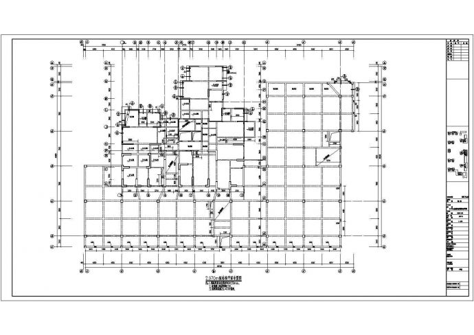 16层剪力墙结构商住楼结构施工图（7度抗震）_图1