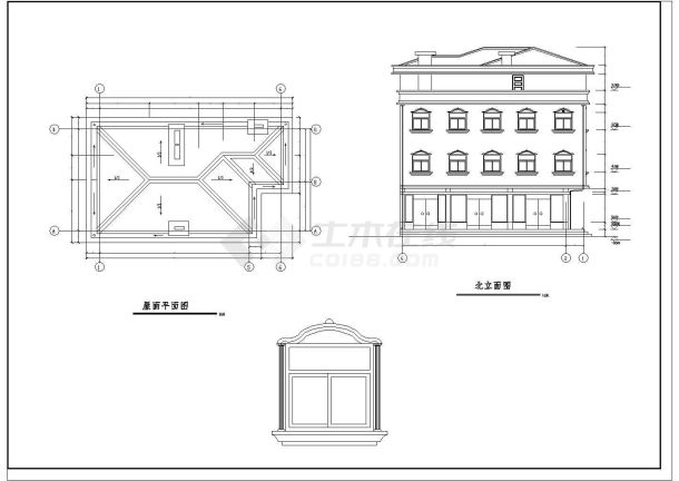 某三层框架结构农家别墅独立基础设计施工图-图一