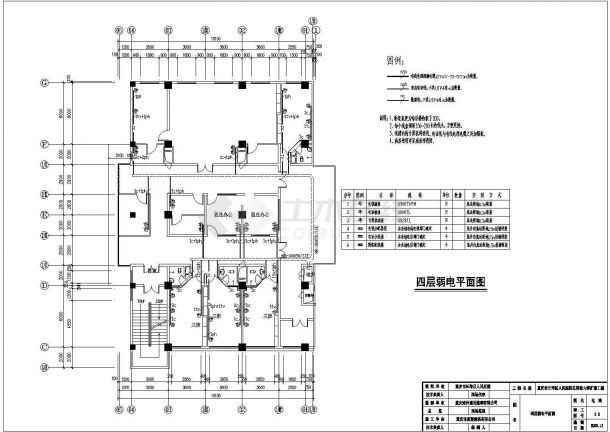 重庆市某医院住院部大楼扩建工程电气施工图-图一