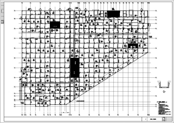 27层带地下室住宅楼结构施工图（条形基础）_图1