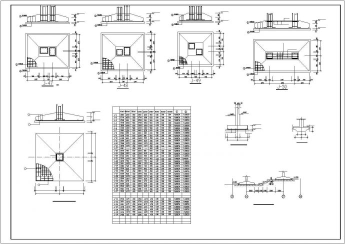 7度区框架多功能教学楼结构施工图（独立基础）_图1