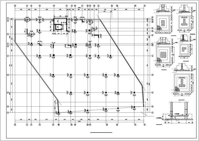 某12层异形柱框架剪力墙住宅楼结构施工图（独立基础）_图1