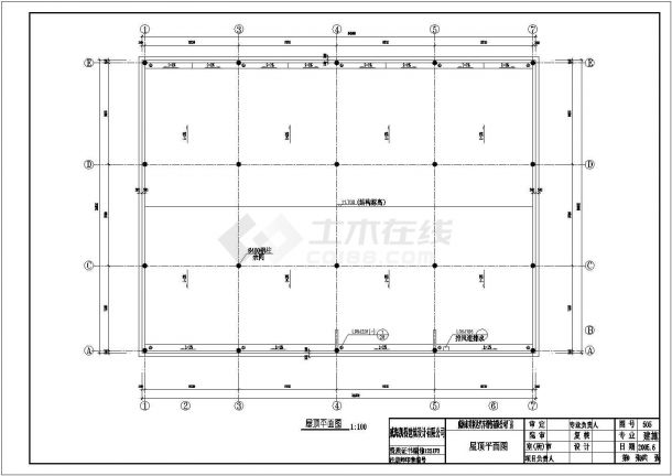 威海市三层框架结构汽车销售公司厂房建筑设计施工图-图二