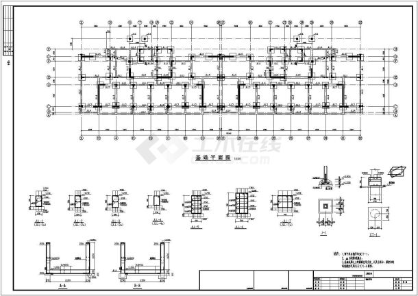 三十一层框架剪力墙住宅结构施工图-图二