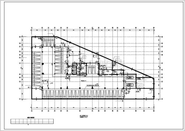 [哈尔滨]12911.66㎡九层现代风格商务酒店建筑设计施工图（2016最新资料）VIP-图一