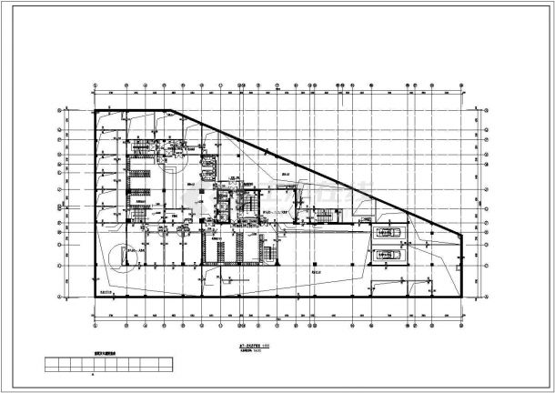 [哈尔滨]12911.66㎡九层现代风格商务酒店建筑设计施工图（2016最新资料）VIP-图二