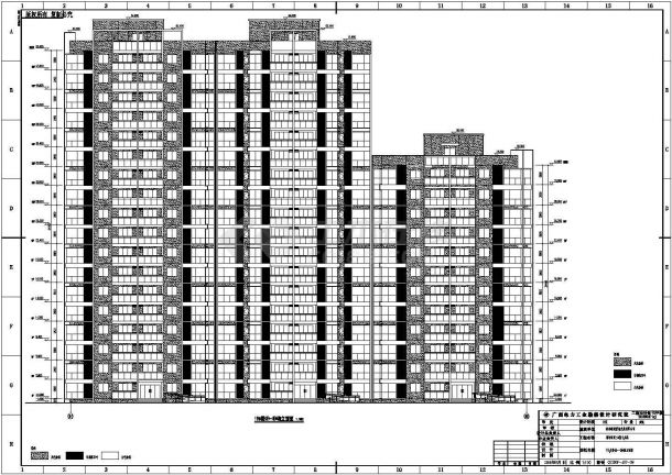 桂林高层剪力墙结构住宅小区建筑设计方案图-图二
