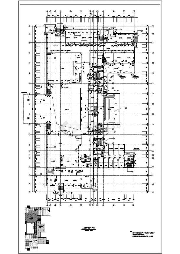 [成都]某74426.67㎡十二层简欧风格的五星级酒店建筑施工图-图二