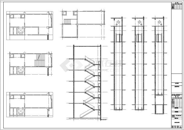 12层框架结构公共服务用房整套结构施工图-图二