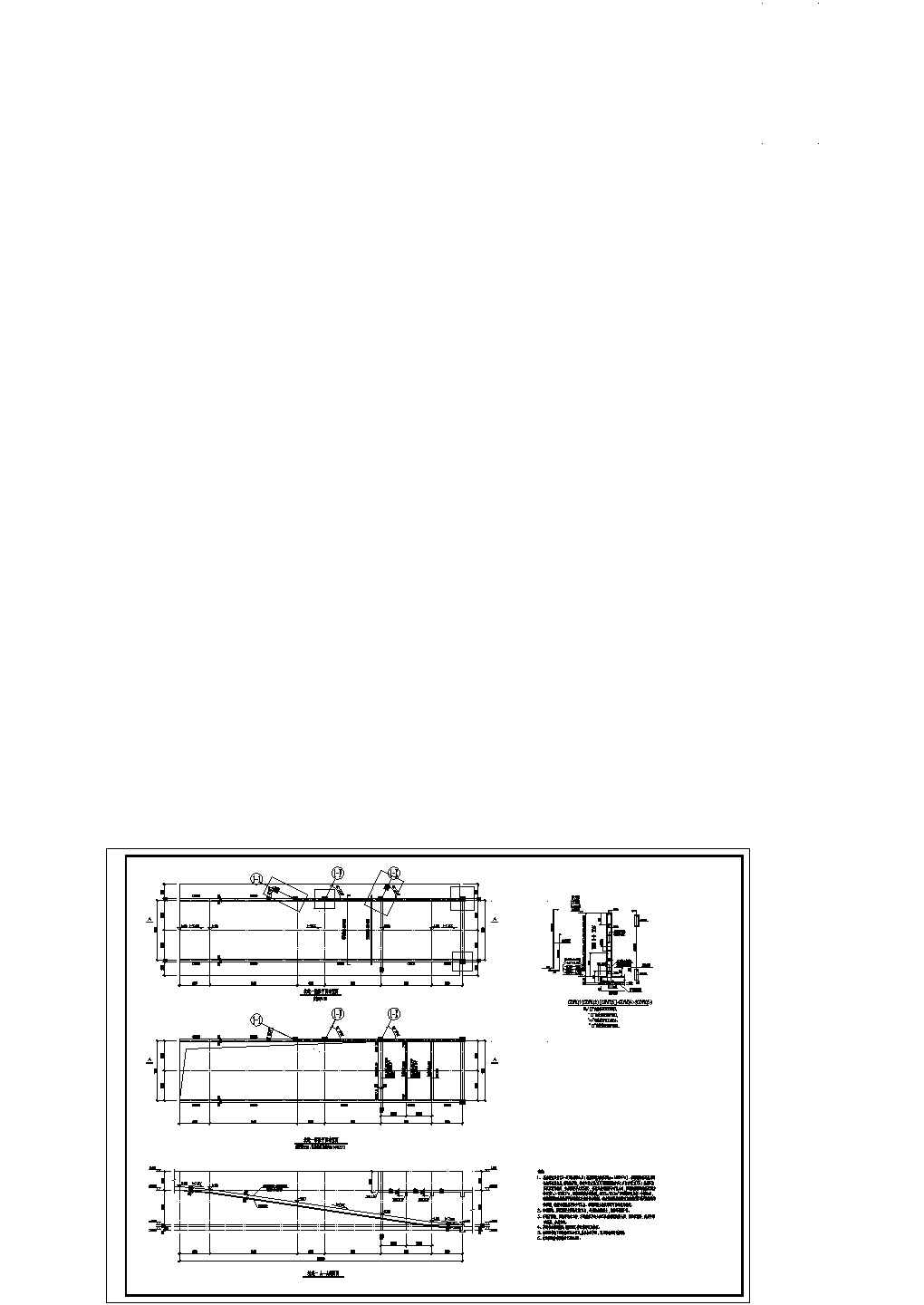 博物馆地下室剪力墙结构施工图(护壁钻孔桩)