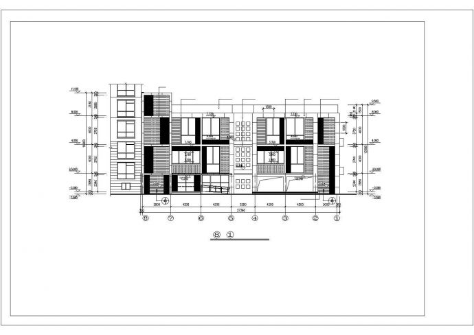 某框架结构二层托儿所建筑施工图VIP_图1