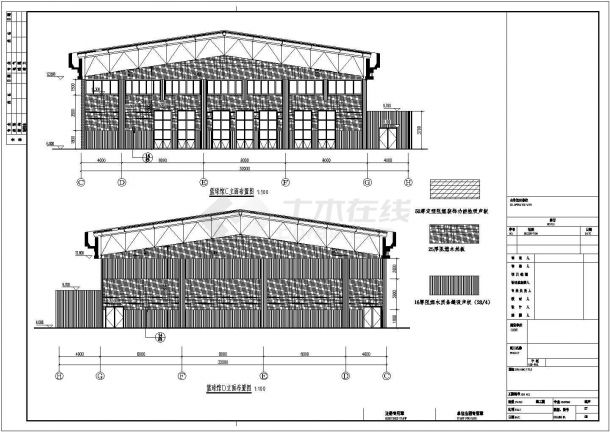 [安徽]4层现代风格中学体育楼规划设计施工图（知名设计院）VIP-图二