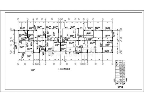 某小区11层剪力墙结构住宅楼结构施工图（筏型基础）-图一
