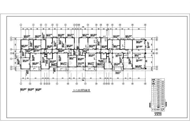 某小区11层剪力墙结构住宅楼结构施工图（筏型基础）-图二