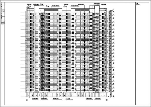 某24层剪力墙结构商住楼建筑设计施工图-图二