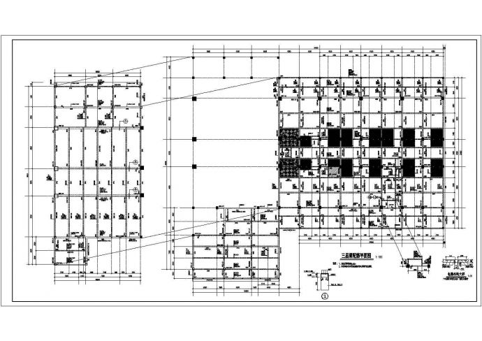 五层框架结构星级酒店结构施工图（预应力高强混凝土管桩基础）_图1