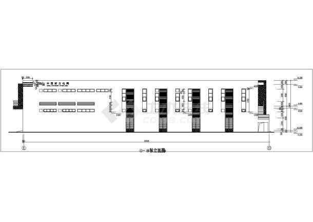 某地110kV变电站2层框架结构主控楼施工图-图一