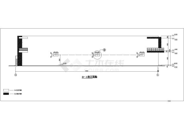 某地110kV变电站2层框架结构主控楼施工图-图二