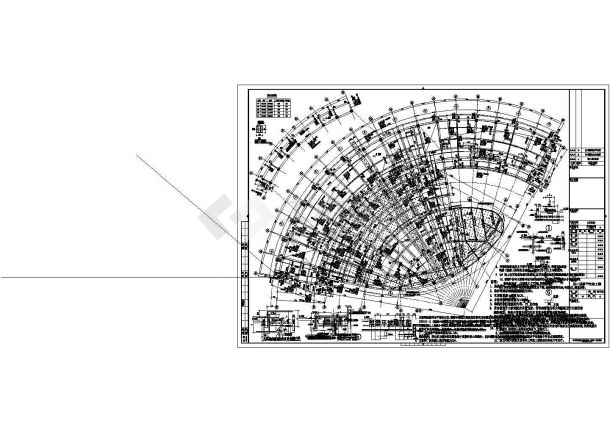 多栋多层钢混组合结构商务酒店结构施工图（知名设计院）-图二