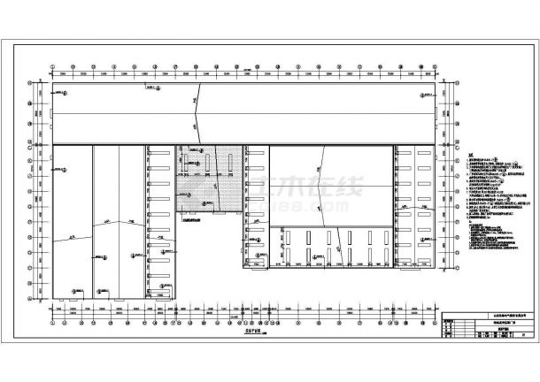 特高压变压器厂房建筑结构施工图（装配车间、厂房、试验大厅）-图一