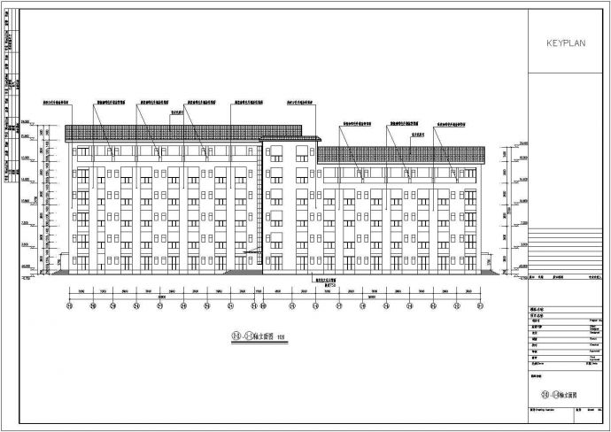[四川]中式风格高中公寓楼及食堂建筑施工图（灾后重建项目）VIP_图1