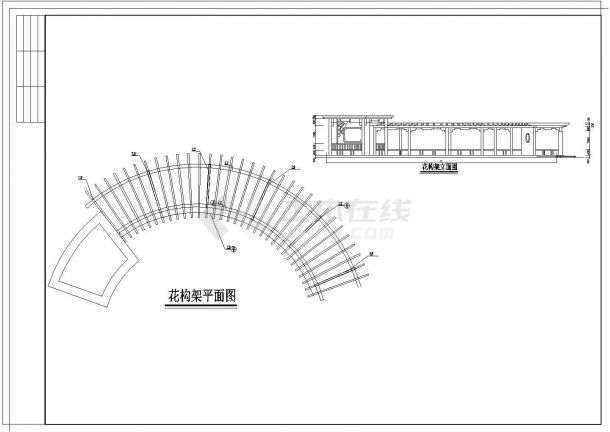 长沙市第六中学新校区环境景观设计施工图-图二