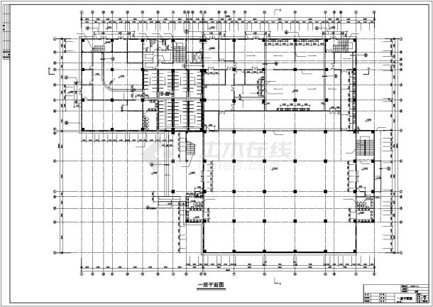 [宿迁市]某14211.8㎡四层电视大学、广播专业学校新区食堂建筑施工图-图二