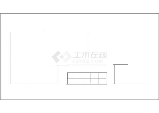 金江镇移民安置一期工程六层住宅楼建筑结构施工图-图二