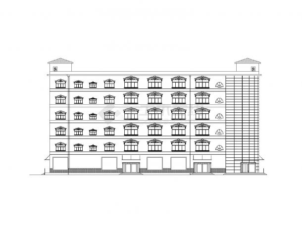 [毕业设计]南昌某六层商务楼建筑结构施工图(含计算书)-图一
