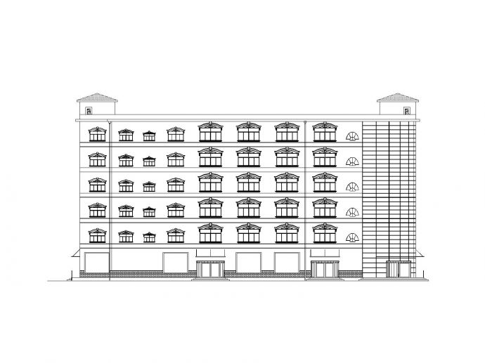 [毕业设计]南昌某六层商务楼建筑结构施工图(含计算书)_图1