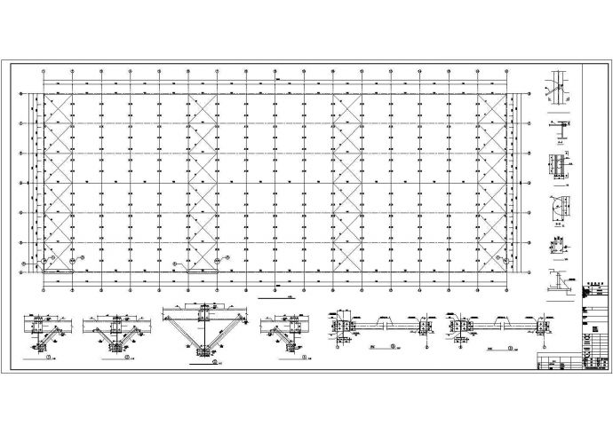 二层门式刚架结构能源再生公司厂房结构施工图（含建筑图）_图1