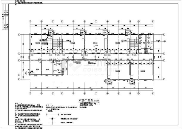 [四川]4435㎡六层某实验高中教学综合楼建筑扩初图VIP-图二