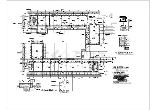 [南海]某职业技术学校15834㎡四层教学楼建筑施工图-图一