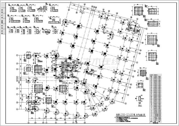 某二十九层框剪结构商住楼结构设计施工图-图二
