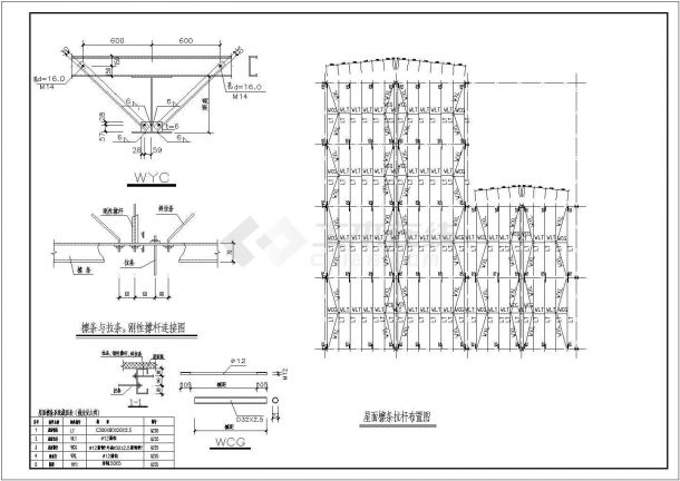 钢结构厂房结构施工图（15米跨含建筑施工图）-图二