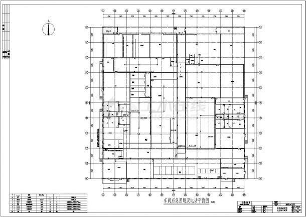 某一层生产加工厂房电气设计施工图-图二