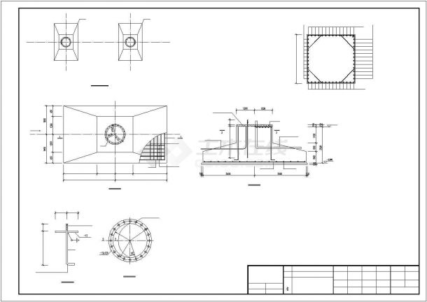 钢桁架结构广告牌结构施工图(LED/景观墙等共5套)-图二