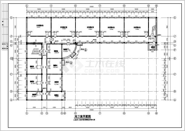 某4019㎡四层中学教学楼建筑施工图VIP-图二