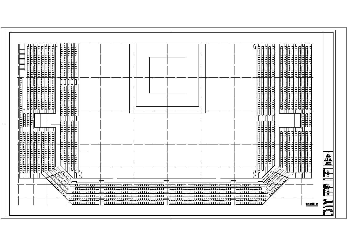 [北京]某24662.32㎡三层大学体育馆建筑施工图（奥运会柔道、跆拳道比赛馆）VIP