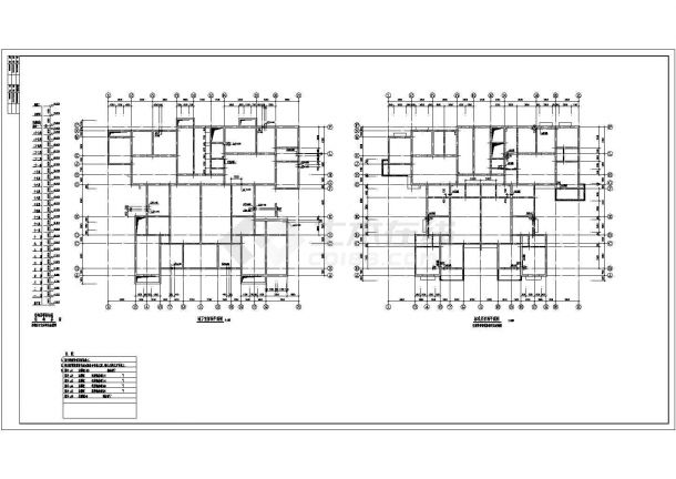 某28层纯剪力墙结构高层住宅结构施工图(桩基础)-图二