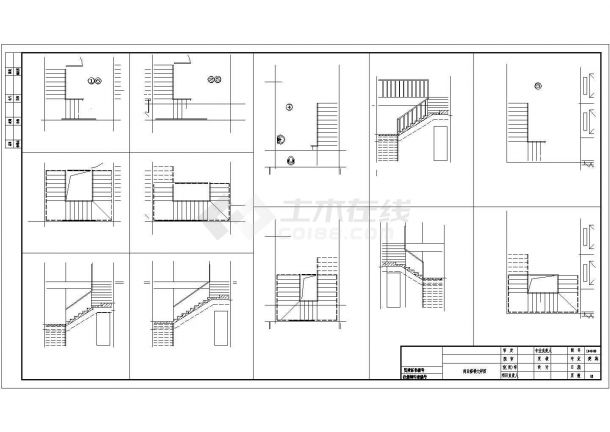 框剪结构高层及框架结构多层住宅楼结构施工图（含裙房及建筑图）-图二