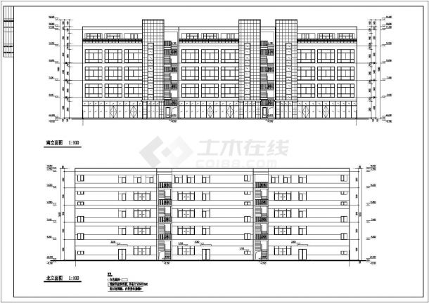 [济南]某四层工业厂房建筑结构电设备施工图-图二