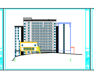 15层框架结构重点大学农学部大楼结构施工图（含建筑图）