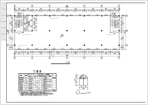 [惠安县]某1716㎡三层包装厂房建筑施工图VIP-图一